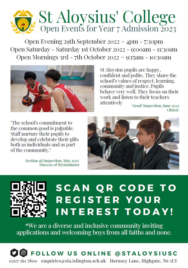 Open Events Flyer